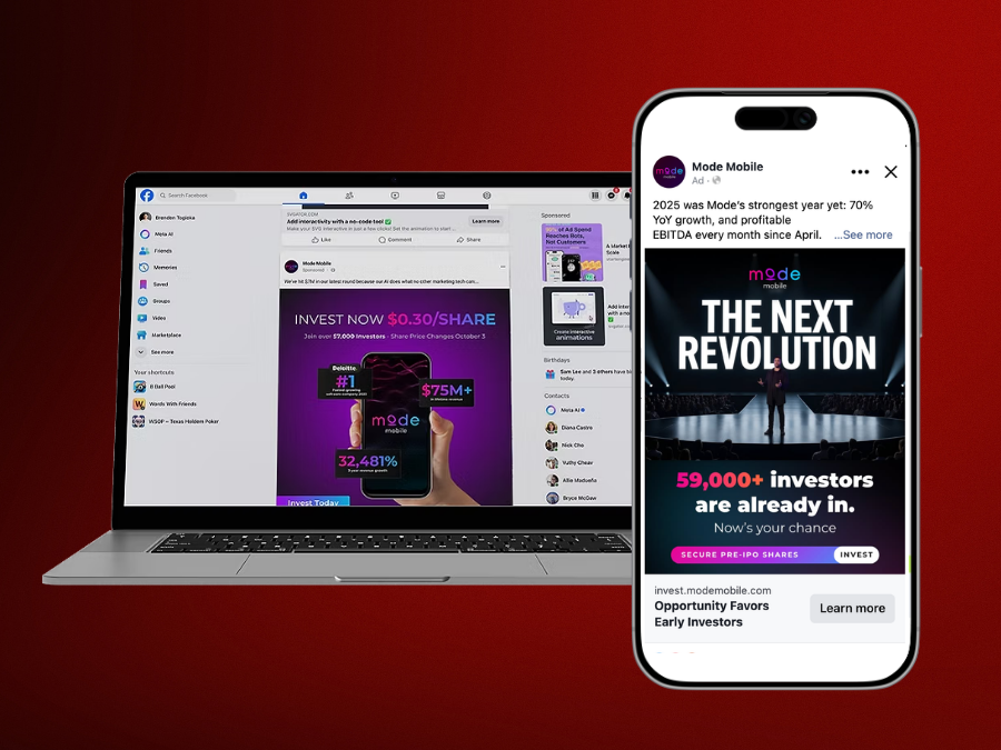 Mode Mobile meta ads